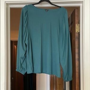 Teal Long Sleeve Women's Top